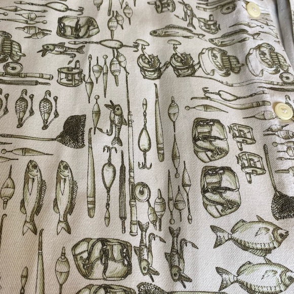 🎣 Mens Woolrich fishing button up XL - Picture 12 of 13